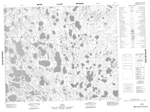 043F06 No Title Canadian topographic map, 1:50,000 scale