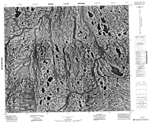 043F13 No Title Canadian topographic map, 1:50,000 scale