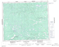 043F Matateto River Canadian topographic map, 1:250,000 scale