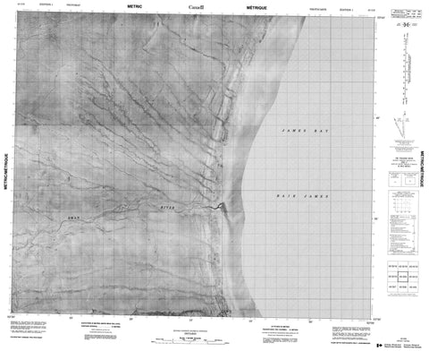 043G09 No Title Canadian topographic map, 1:50,000 scale