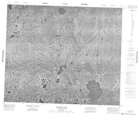 043G14 Nowashe Lake Canadian topographic map, 1:50,000 scale