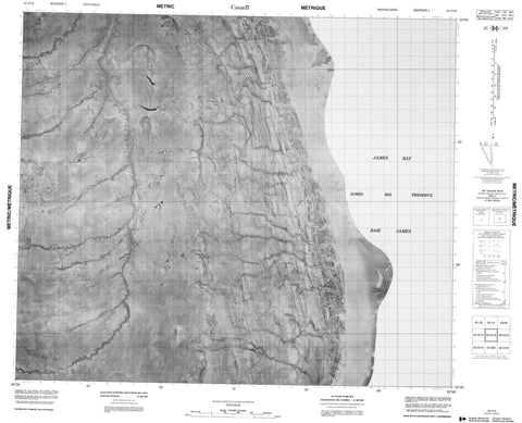 043G16 No Title Canadian topographic map, 1:50,000 scale