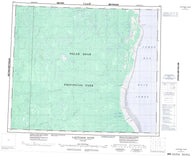 043J Lakitusaki River Canadian topographic map, 1:250,000 scale