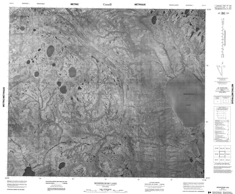 043L05 Moshikopaw Lake Canadian topographic map, 1:50,000 scale