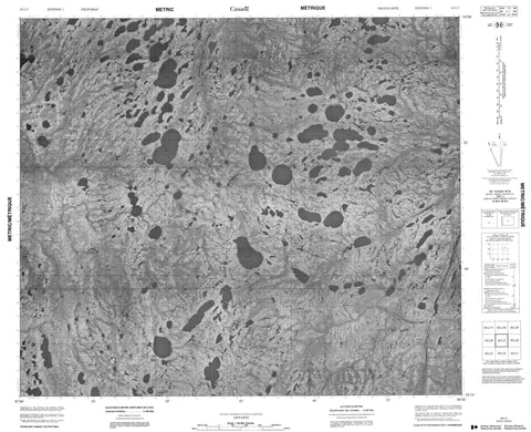 043L07 No Title Canadian topographic map, 1:50,000 scale