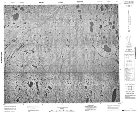 043L08 No Title Canadian topographic map, 1:50,000 scale