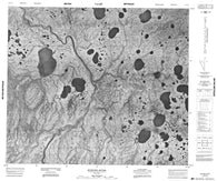 043L13 Burning River Canadian topographic map, 1:50,000 scale