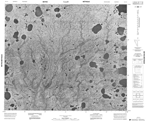 043L14 No Title Canadian topographic map, 1:50,000 scale