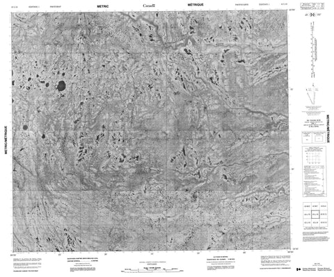 043L16 No Title Canadian topographic map, 1:50,000 scale