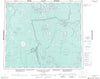 043L Clendenning River Canadian topographic map, 1:250,000 scale