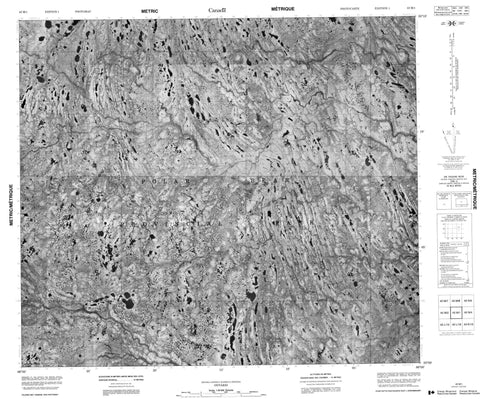 043M01 No Title Canadian topographic map, 1:50,000 scale