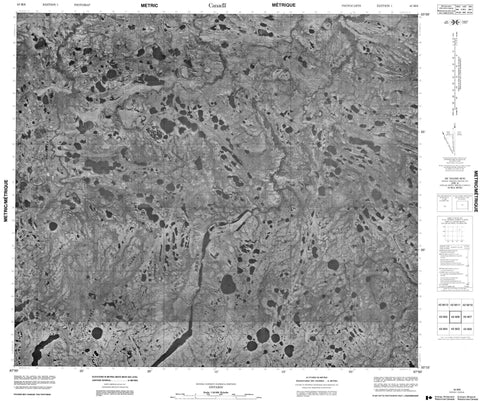 043M06 No Title Canadian topographic map, 1:50,000 scale