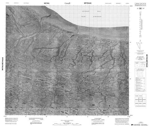 043M14 No Title Canadian topographic map, 1:50,000 scale