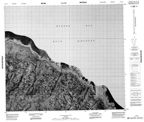 043N12 No Title Canadian topographic map, 1:50,000 scale