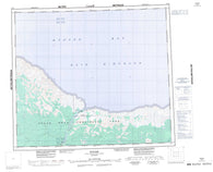 043N Winisk Canadian topographic map, 1:250,000 scale