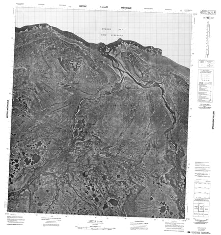 043O04 Little Cape Canadian topographic map, 1:50,000 scale