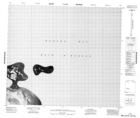 043O07 No Title Canadian topographic map, 1:50,000 scale