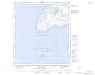 045M Cape Kendall Canadian topographic map, 1:250,000 scale