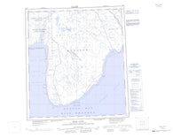 045N Bear Cove Canadian topographic map, 1:250,000 scale