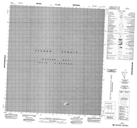 045O05 No Title Canadian topographic map, 1:50,000 scale