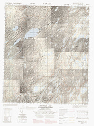 046B08 Teshikalik Lake Canadian topographic map, 1:50,000 scale