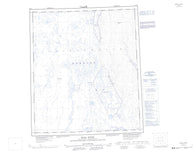 046C Boas River Canadian topographic map, 1:250,000 scale
