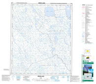 046D13 Meen Lake Canadian topographic map, 1:50,000 scale