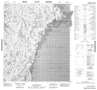 046D14 No Title Canadian topographic map, 1:50,000 scale