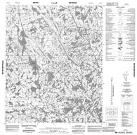 046E11 No Title Canadian topographic map, 1:50,000 scale