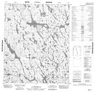 046E13 No Title Canadian topographic map, 1:50,000 scale