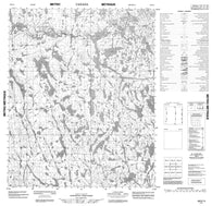 046E14 No Title Canadian topographic map, 1:50,000 scale