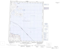 046G Vansittart Island Canadian topographic map, 1:250,000 scale
