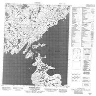 046J06 Hoppner Strait Canadian topographic map, 1:50,000 scale