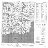 046J10 Adderley Bluff Canadian topographic map, 1:50,000 scale