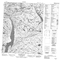 046J13 Hoppner Inlet Canadian topographic map, 1:50,000 scale