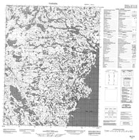 046J16 No Title Canadian topographic map, 1:50,000 scale