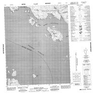 046K02 Bushnan Island Canadian topographic map, 1:50,000 scale