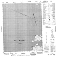 046K03 Cape Frigid Canadian topographic map, 1:50,000 scale