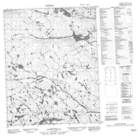 046K10 No Title Canadian topographic map, 1:50,000 scale