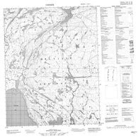 046K11 No Title Canadian topographic map, 1:50,000 scale