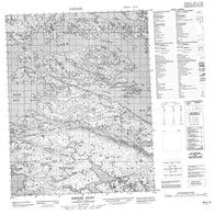 046K15 Sherer Inlet Canadian topographic map, 1:50,000 scale