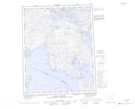 046K Hurd Channel Canadian topographic map, 1:250,000 scale
