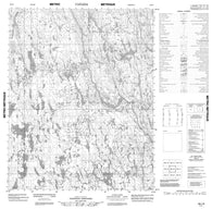 046L06 No Title Canadian topographic map, 1:50,000 scale