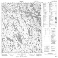 046L15 Wilson Lake North Canadian topographic map, 1:50,000 scale