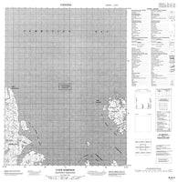 046M06 Cape Simpson Canadian topographic map, 1:50,000 scale