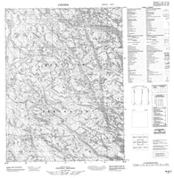 046M08 No Title Canadian topographic map, 1:50,000 scale