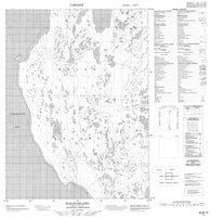 046M15 Wales Island Canadian topographic map, 1:50,000 scale