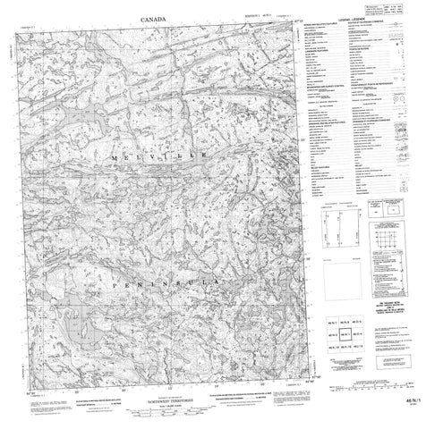 046N01 Ulualuk Lake Canadian topographic map, 1:50,000 scale