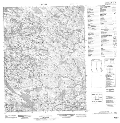 046N04 No Title Canadian topographic map, 1:50,000 scale