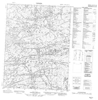 046O05 No Title Canadian topographic map, 1:50,000 scale